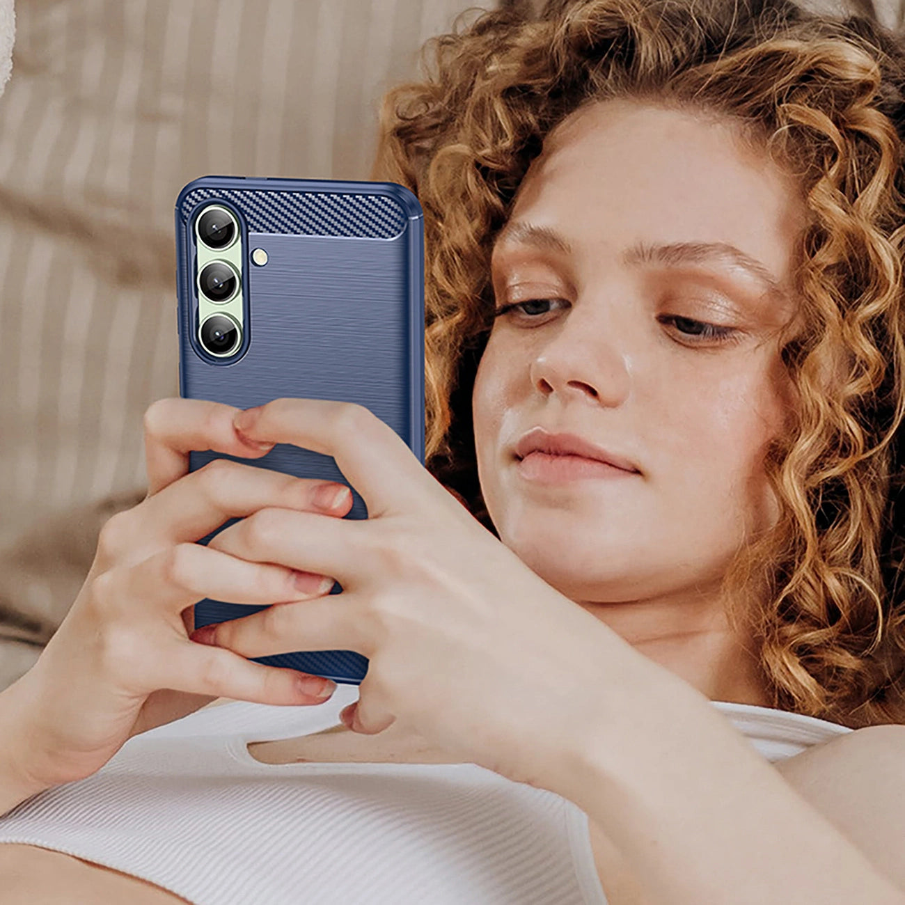 Carbon Case for Samsung Galaxy S24 FE - Blue_4
