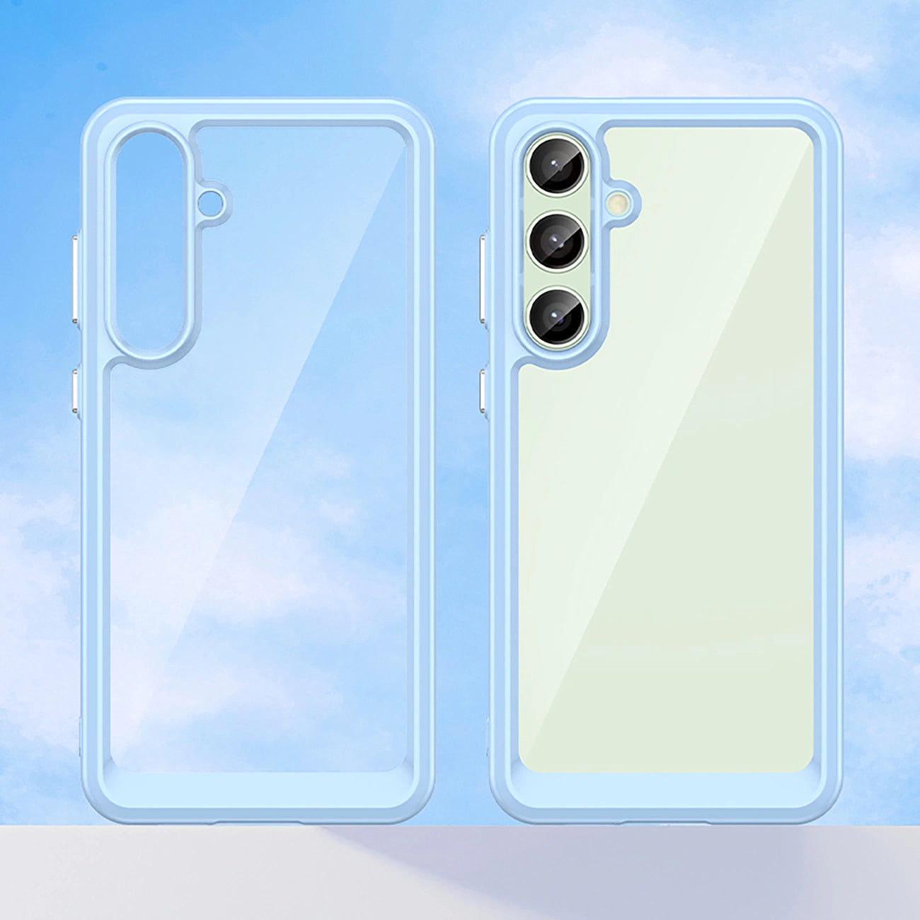 Outer Space Case with Gel Frame for Samsung Galaxy S24 FE - Blue_1