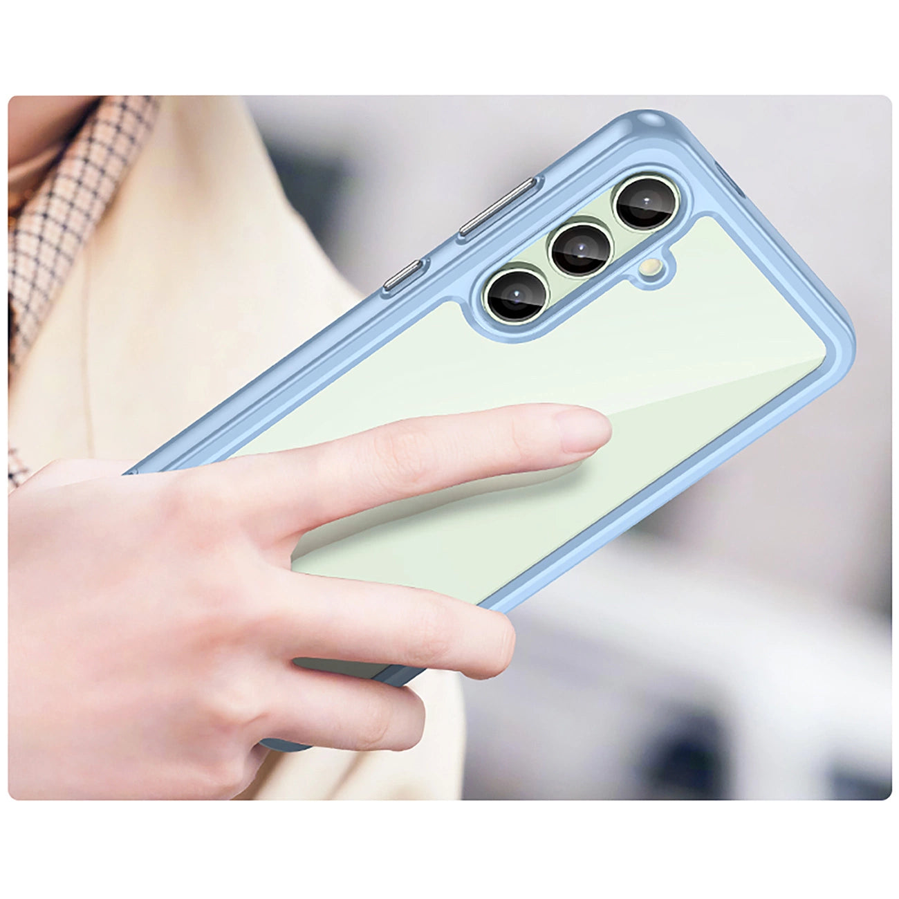 Outer Space Case with Gel Frame for Samsung Galaxy S24 FE - Blue_5