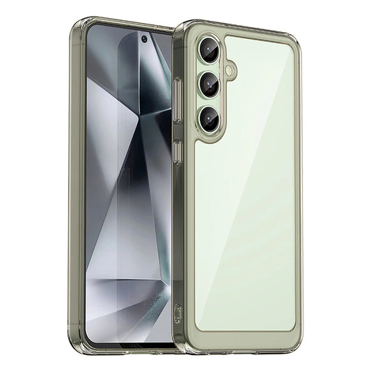 Outer Space Case with Gel Frame for Samsung Galaxy S24 FE - Clear Black_0