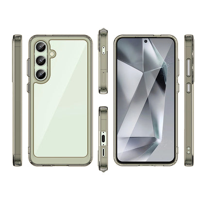 Outer Space Case with Gel Frame for Samsung Galaxy S24 FE - Clear Black_1