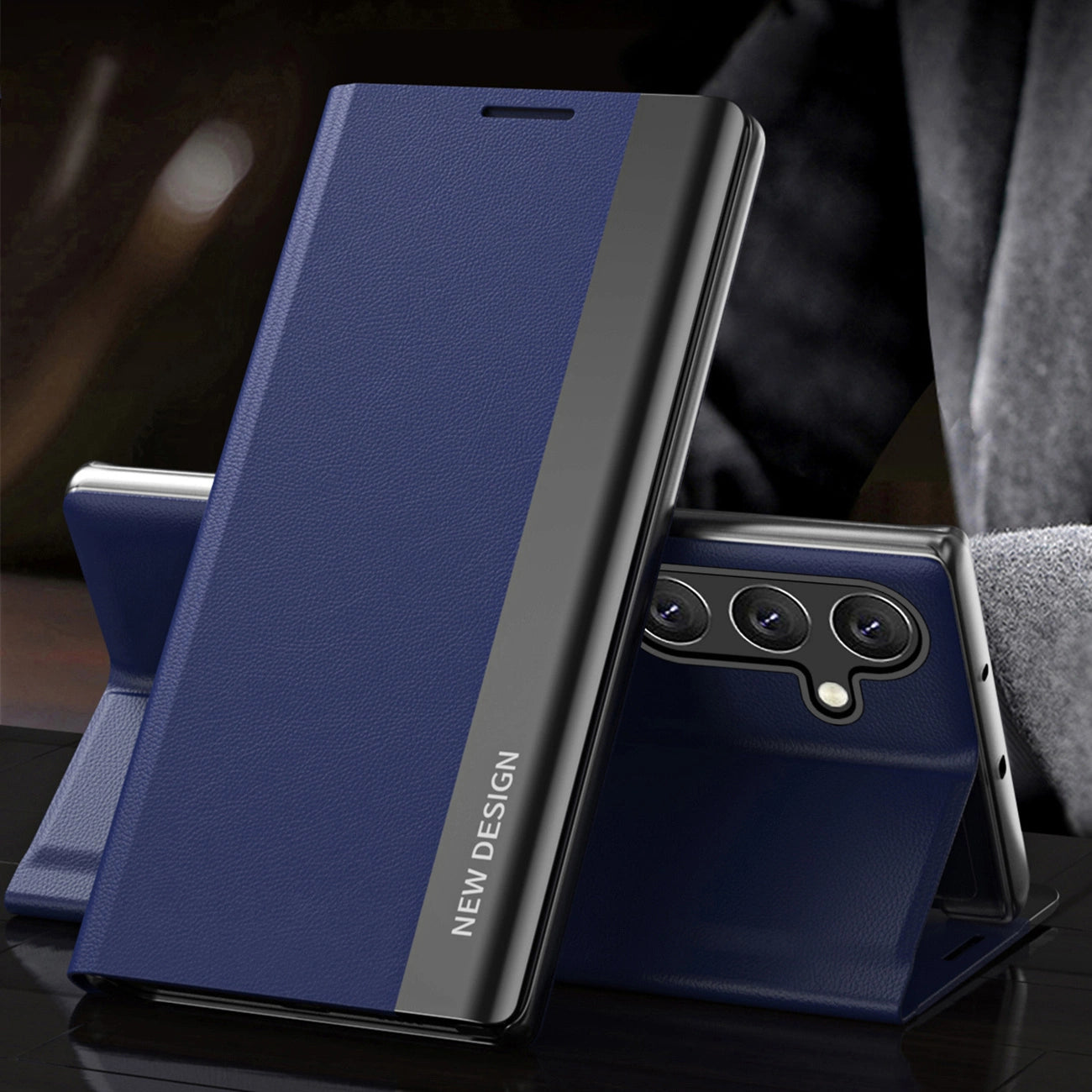 Sleep Case Pro Samsung Galaxy A16 / A16 5G Case with Flip and Stand - Blue_1