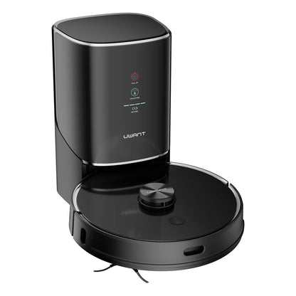 UWANT U100 Robot Vacuum Cleaner with Mop Function + Charging/Cleaning Station - Black_3