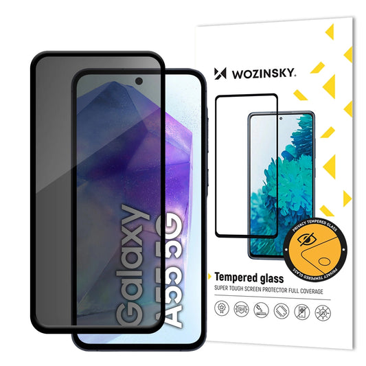 Wozinsky Privacy Glass tempered glass for Samsung Galaxy A56 / A36 with Anti Spy privacy filter_0