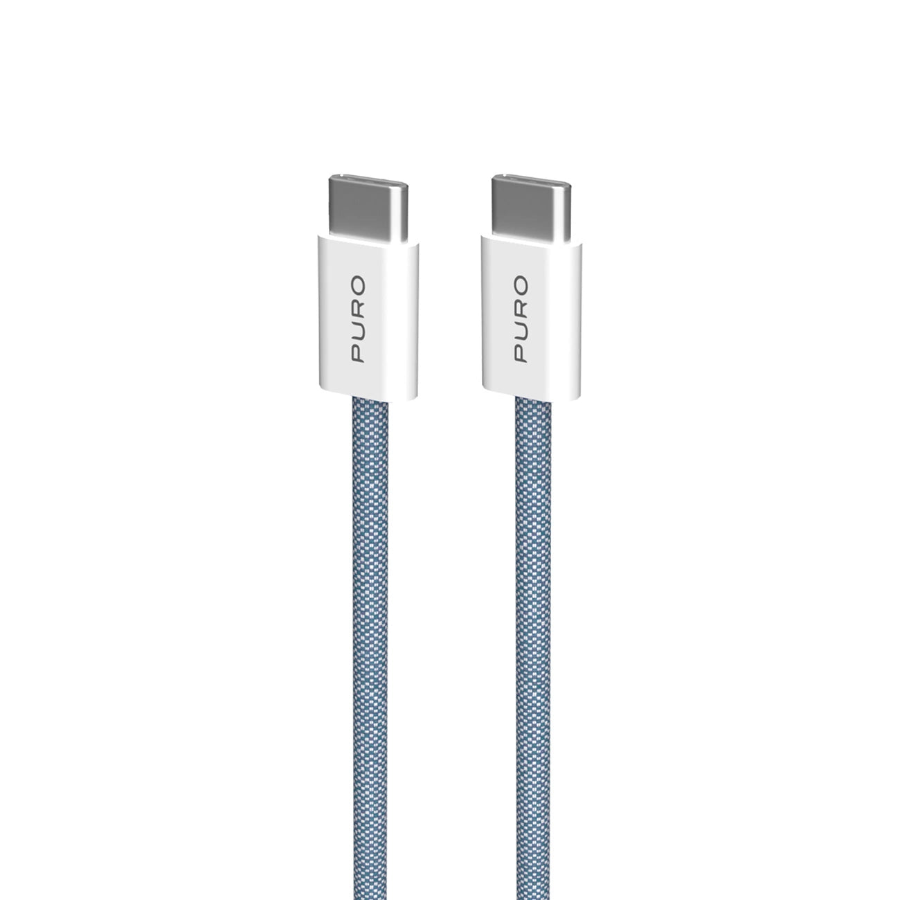 Puro Fabrik 60W USB-C - USB-C Cable 1.5m - Blue_0