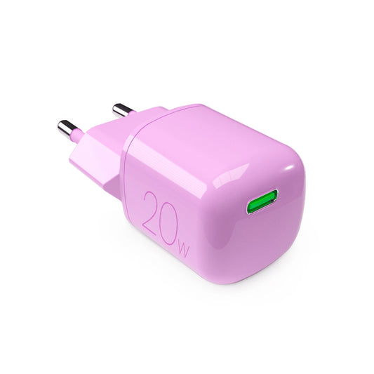 Puro 20W GaN USB-C Wall Charger - Pink_0