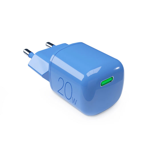 Puro 20W GaN USB-C Wall Charger - Blue_0