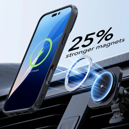 ESR Classic Hybrid Kickstand Halolock MagSafe iPhone 16 Plus + Tempered Glass Screen Protector - Black_3