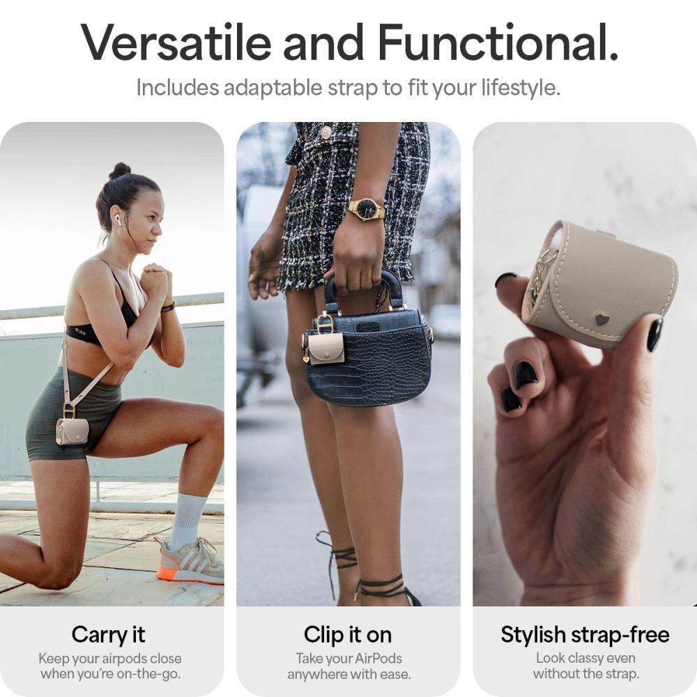 Spigen Cyrill Mini Bag for AirPods 4 - Beige_6