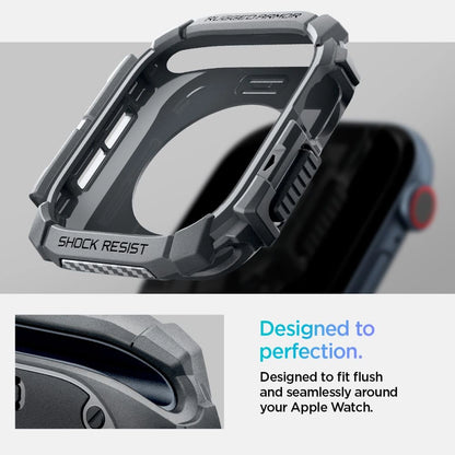 Spigen Rugged Armor Case for Apple Watch 10 46mm - Gray_11