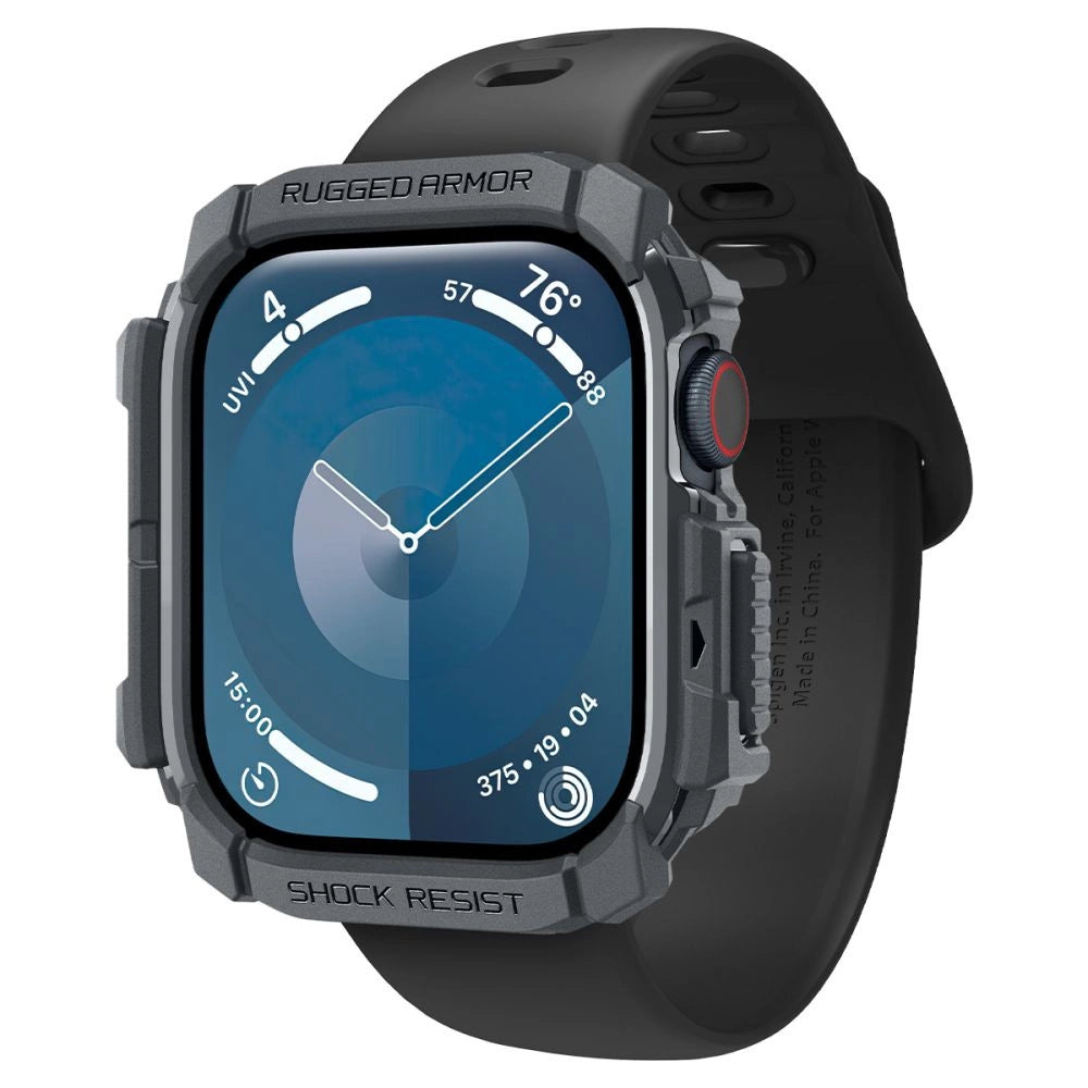 Spigen Rugged Armor Case for Apple Watch 10 46mm - Gray_2