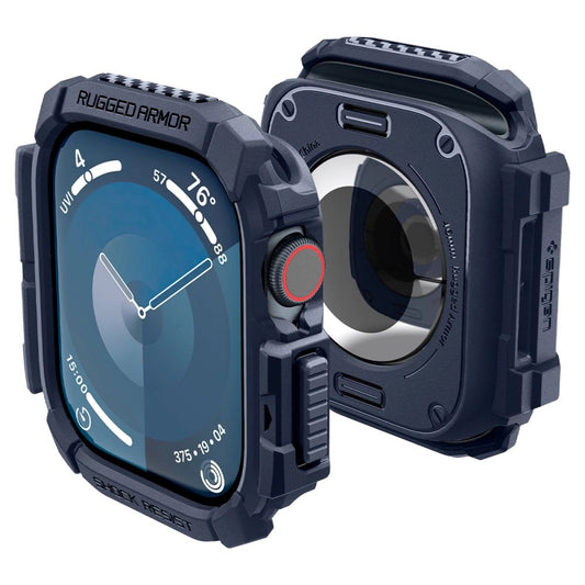 Spigen Rugged Armor Case for Apple Watch 10 46mm - Navy Blue_0