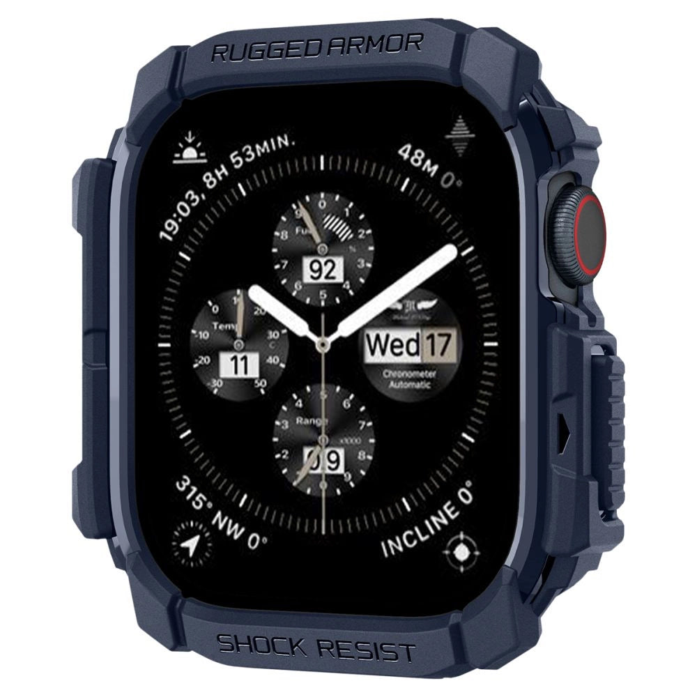 Spigen Rugged Armor Case for Apple Watch 10 46mm - Navy Blue_12