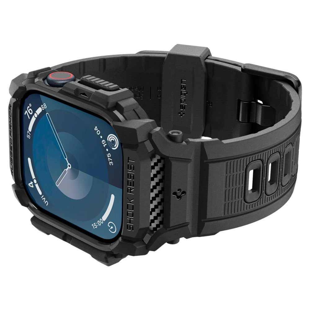 Spigen Rugged Armor Case for Apple Watch 10 46mm - Black_6