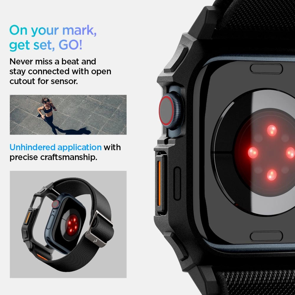 Spigen Lite Fit &quot;PRO&quot; Strap for Apple Watch 10 46mm - Black_12