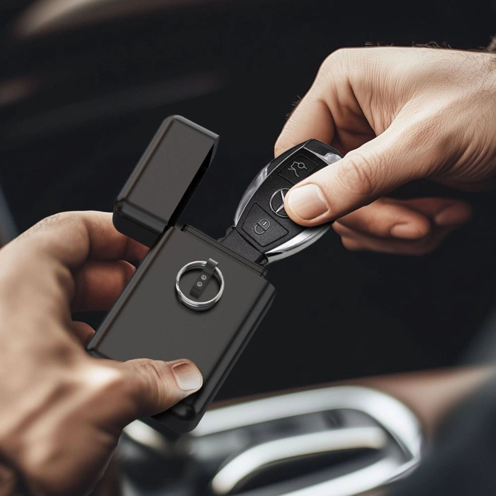 Tech-Protect KLR200 Metal Car Key Case RFID Blocking - Black_4