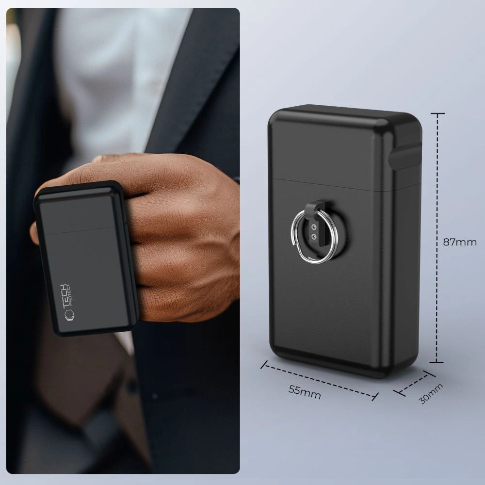 Tech-Protect KLR200 Metal Car Key Case RFID Blocking - Black_7