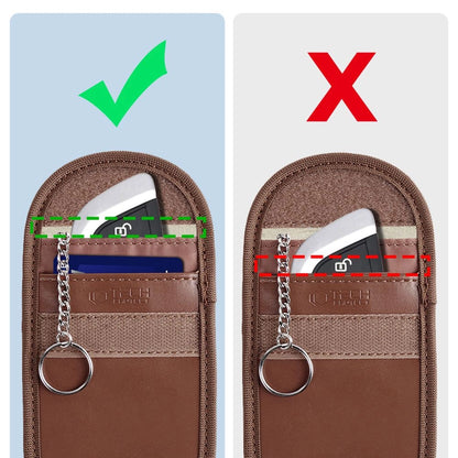 Tech-Protect KLR100 RFID Blocking Car Key Case - Brown_2