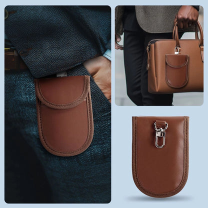 Tech-Protect KLR100 RFID Blocking Car Key Case - Brown_6