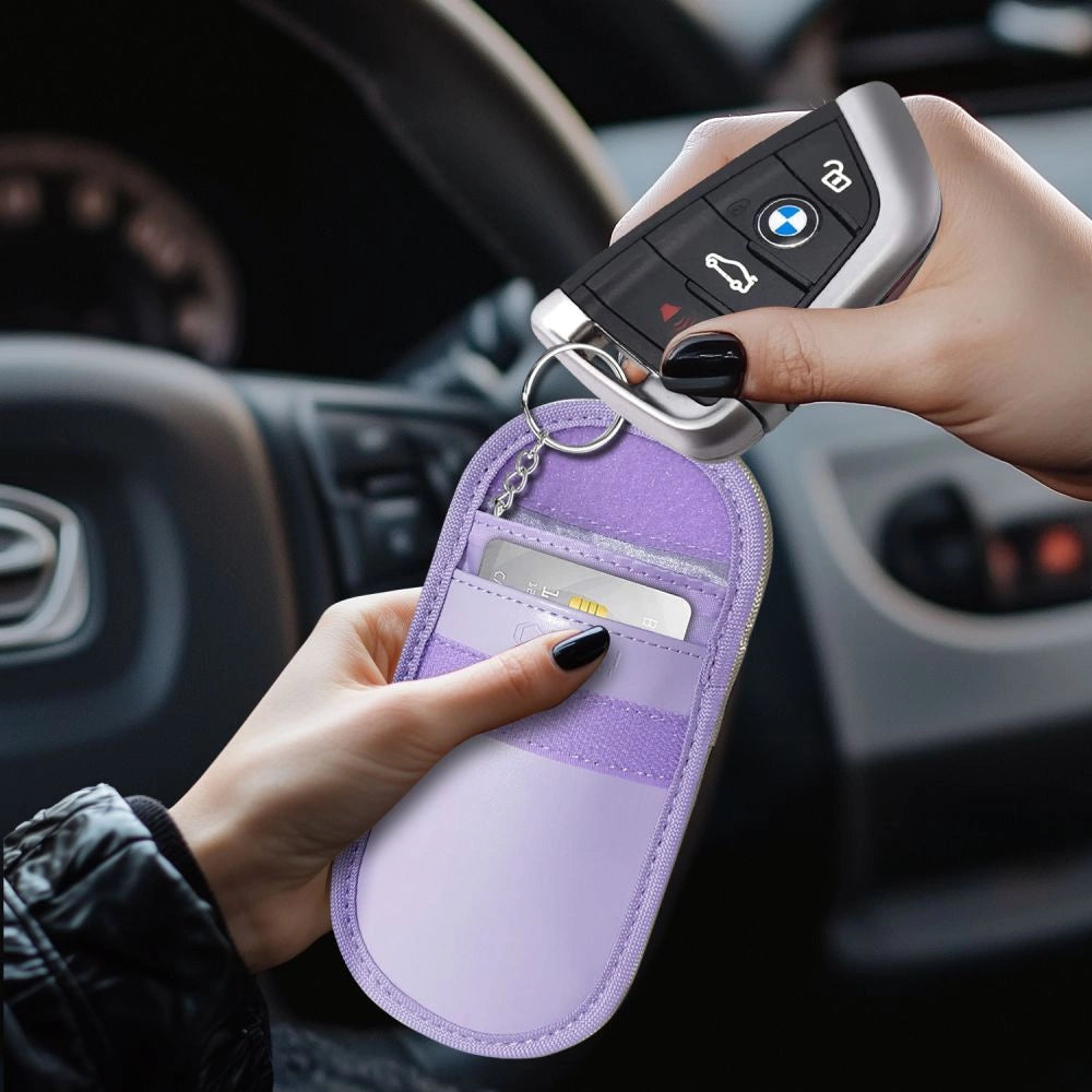 Tech-Protect KLR100 RFID Blocking Car Key Case - Purple_4