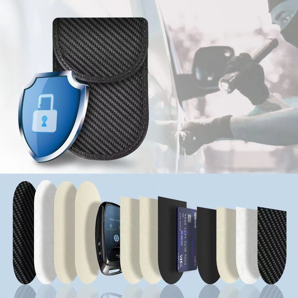 Tech-Protect KLR100 RFID Blocking Car Key Case - Black - Carbon_6