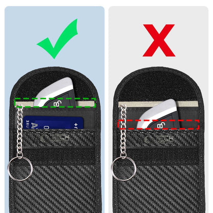 Tech-Protect KLR100 RFID Blocking Car Key Case - Black - Carbon_1