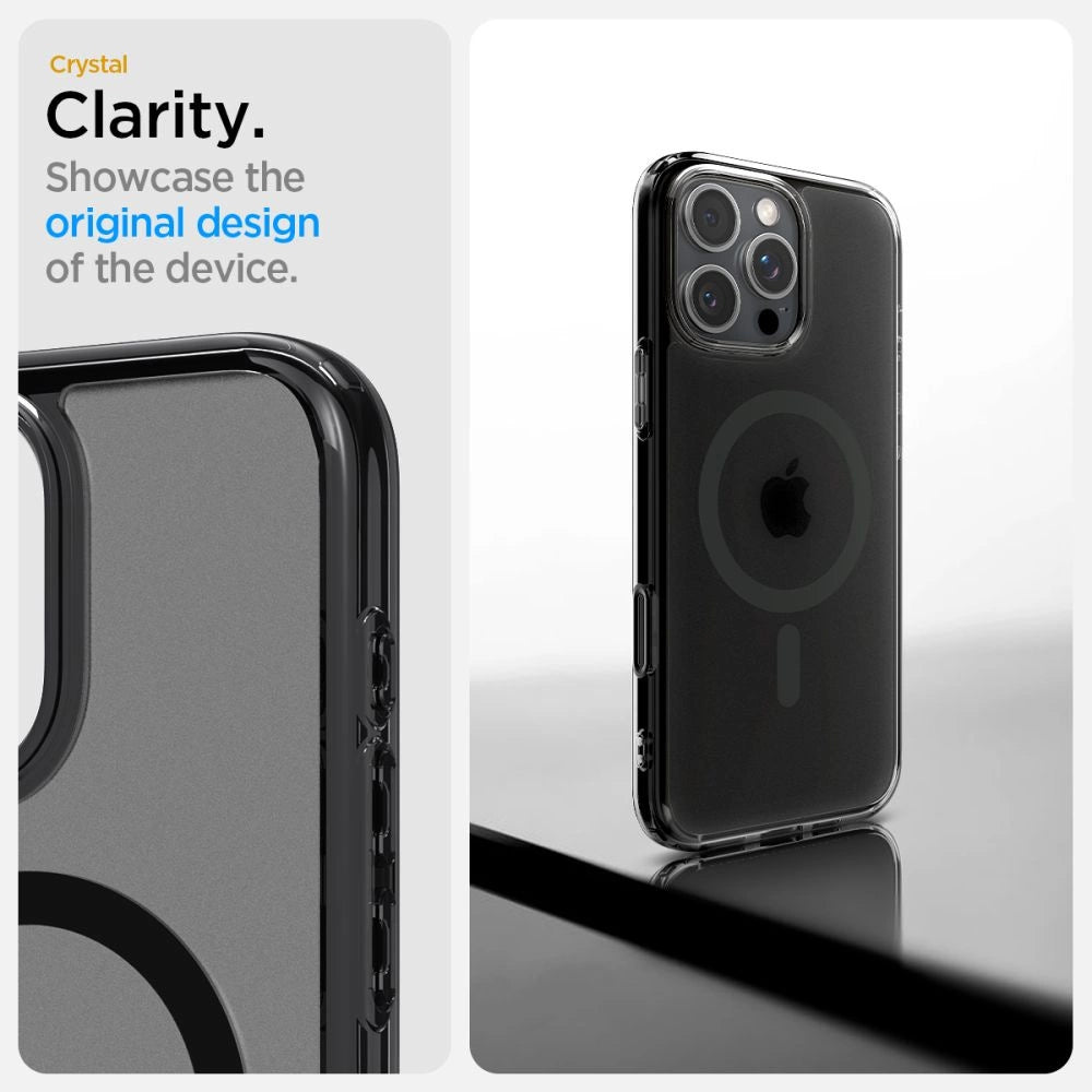 Spigen Ultra Hybrid &quot;T&quot; MagSafe Case for iPhone 16 Pro Max - Black_6