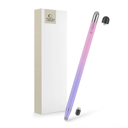 Tech-Protect USP100 4-TIP Touch Stylus Passive Pen - Purple_0