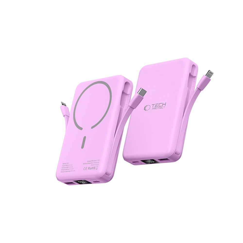 Tech-Protect PB31 MagSafe 10000mAH Power Bank - Purple_3