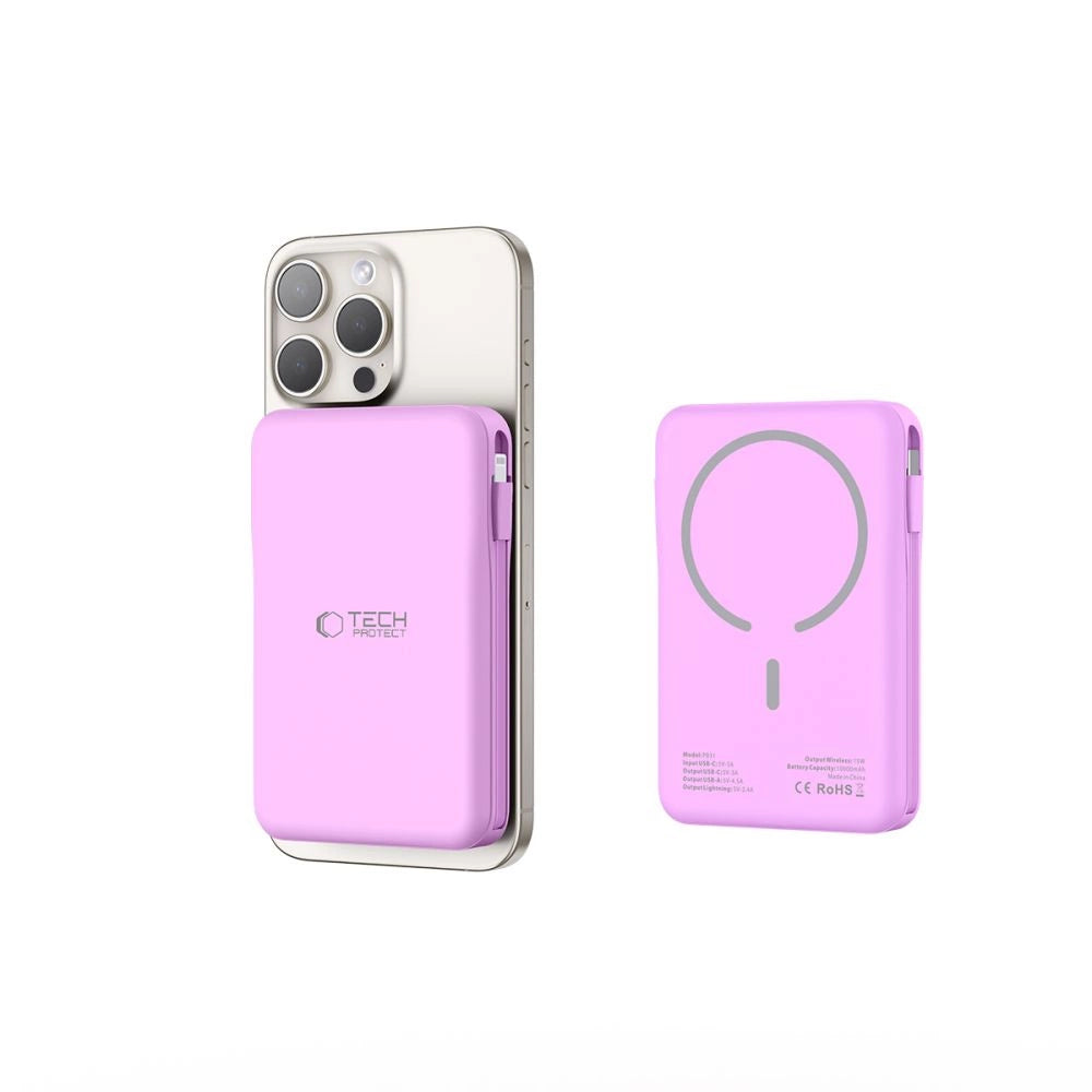 Tech-Protect PB31 MagSafe 10000mAH Power Bank - Purple_5