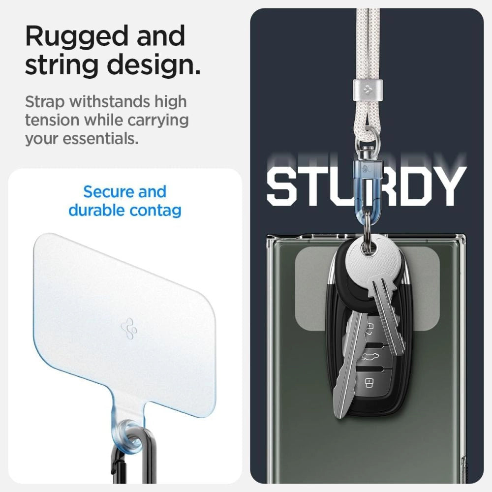 Spigen Universal Set Lanyard and Pendant - White_11