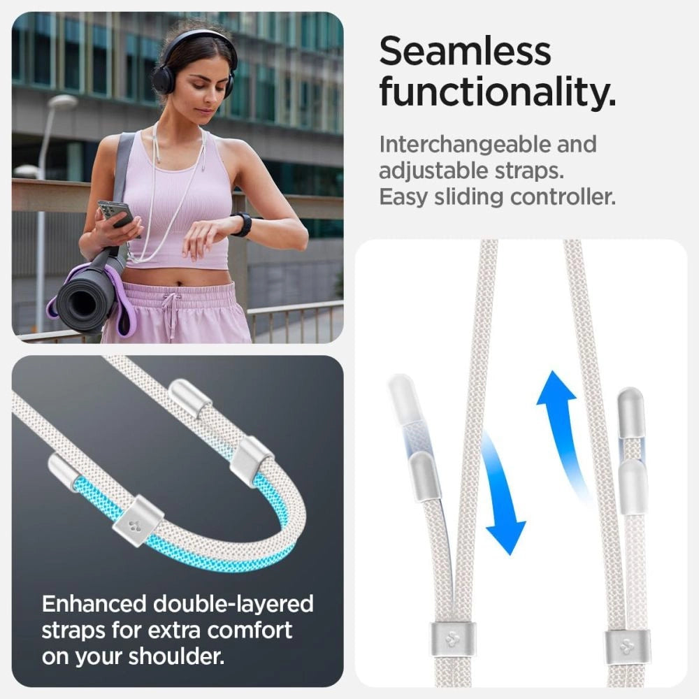 Spigen Universal Set Lanyard and Pendant - White_13