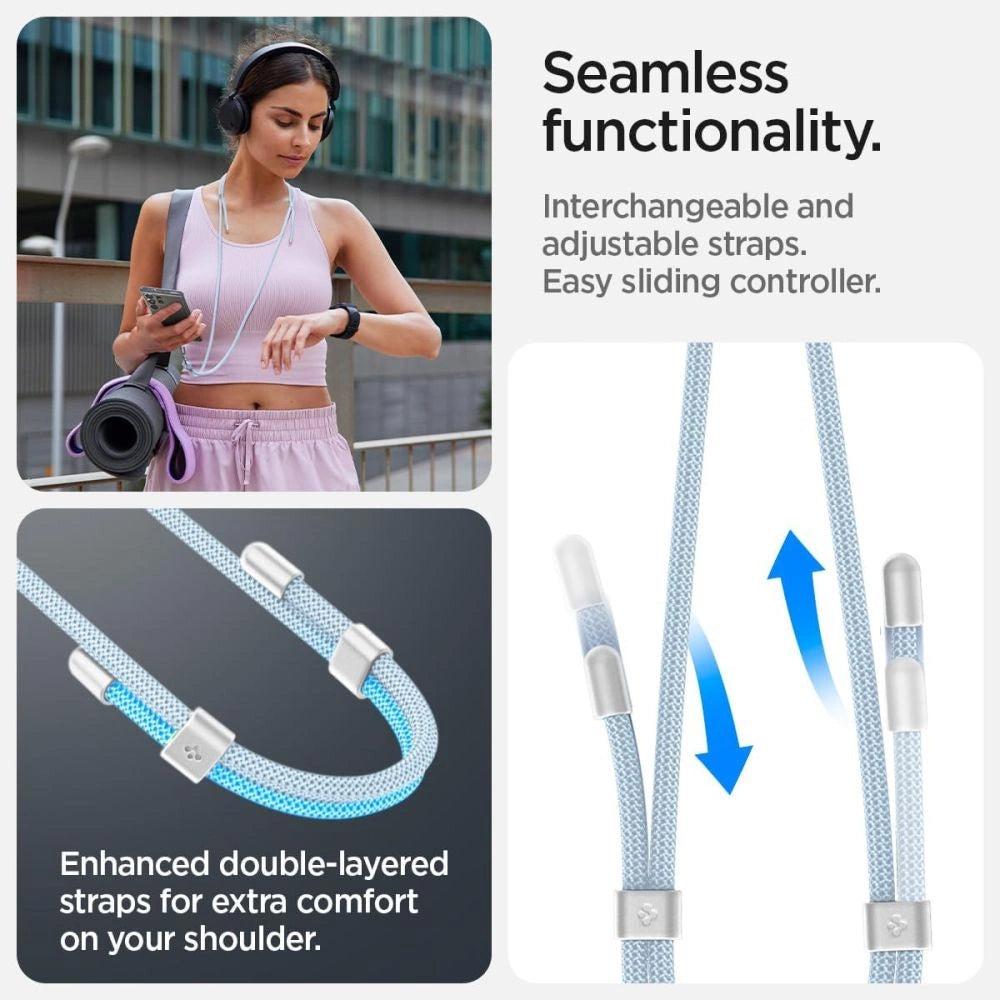 Spigen Universal Set Lanyard and Pendant - Blue_12