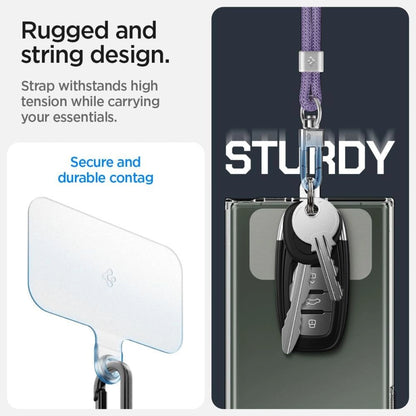Spigen Universal Set Lanyard and Pendant - Purple_1