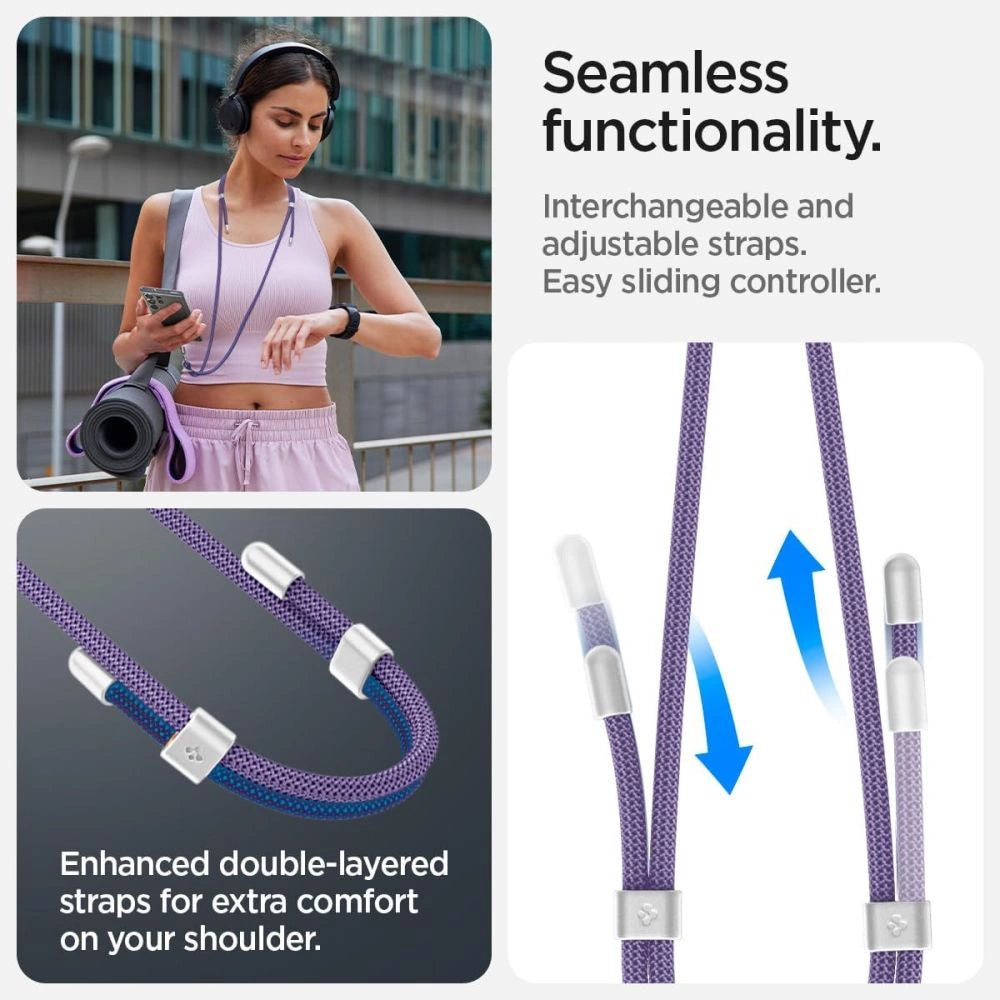 Spigen Universal Set Lanyard and Pendant - Purple_3
