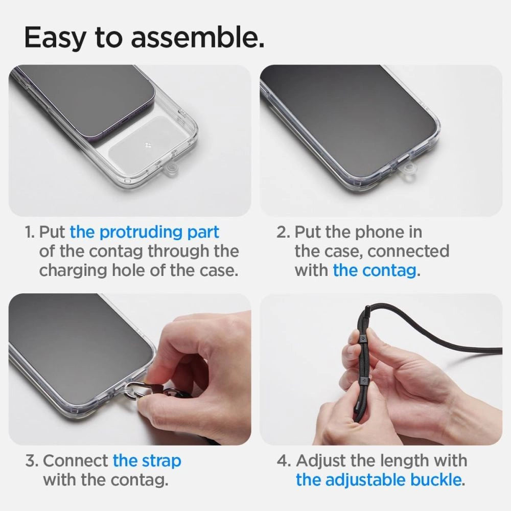 Spigen Universal Set Lanyard and Pendant - Purple_5