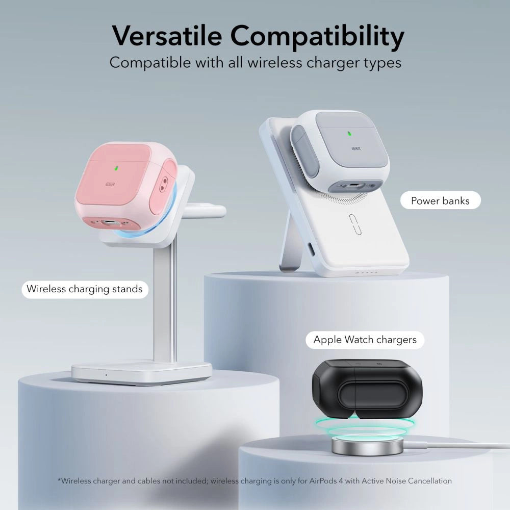 ESR Orbit Halolock MagSafe case for AirPods 4 - pink_7