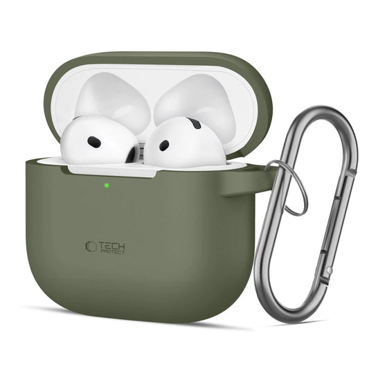 Tech-Protect Silicone Hook Case for AirPods 4 - Green_0