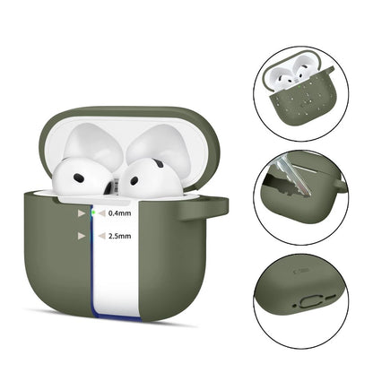 Tech-Protect Silicone Hook Case for AirPods 4 - Green_1