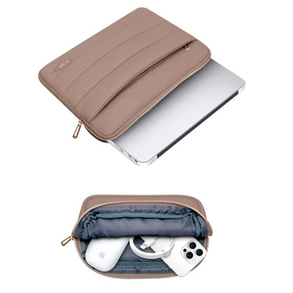 Tech-Protect Puffy 15-16" Laptop Bag - Brown_4