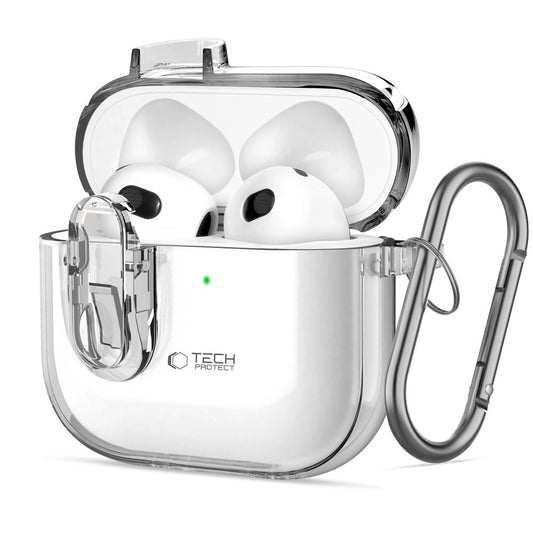 Tech-Protect Slim Hook Case for AirPods 4 - Clear_0