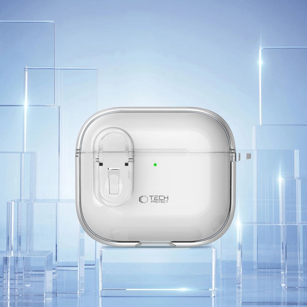 Tech-Protect Slim Hook Case for AirPods 4 - Clear_5