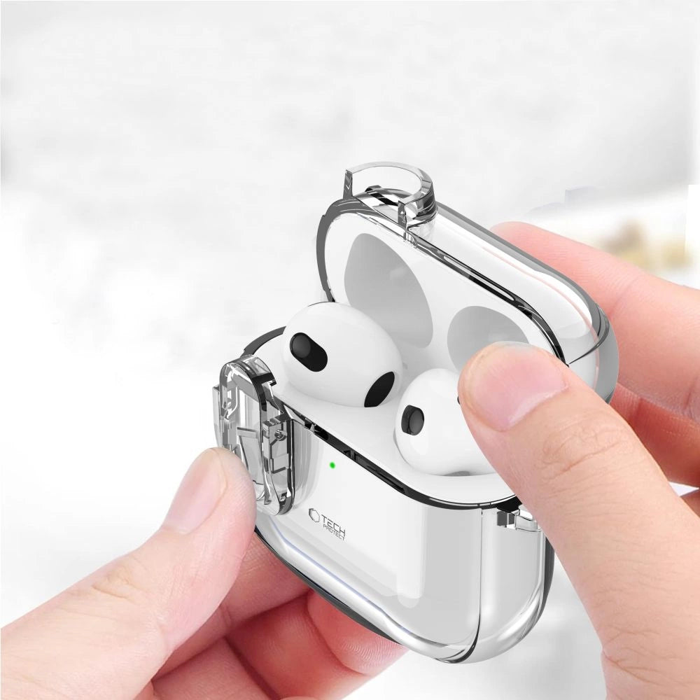 Tech-Protect Slim Hook Case for AirPods 4 - Clear_2