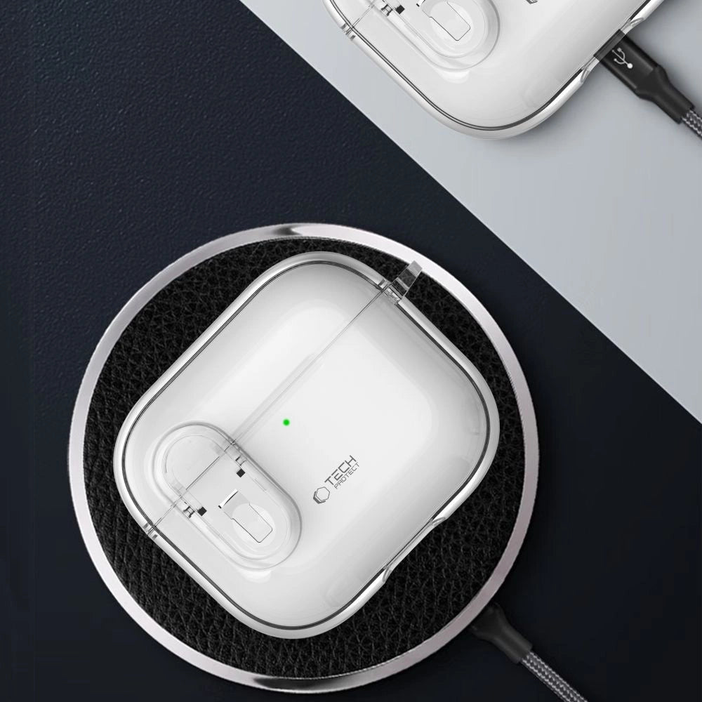 Tech-Protect Slim Hook Case for AirPods 4 - Clear_3