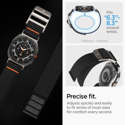 Spigen DuraPro Strap for Samsung Galaxy Watch Ultra 47mm - Black_6