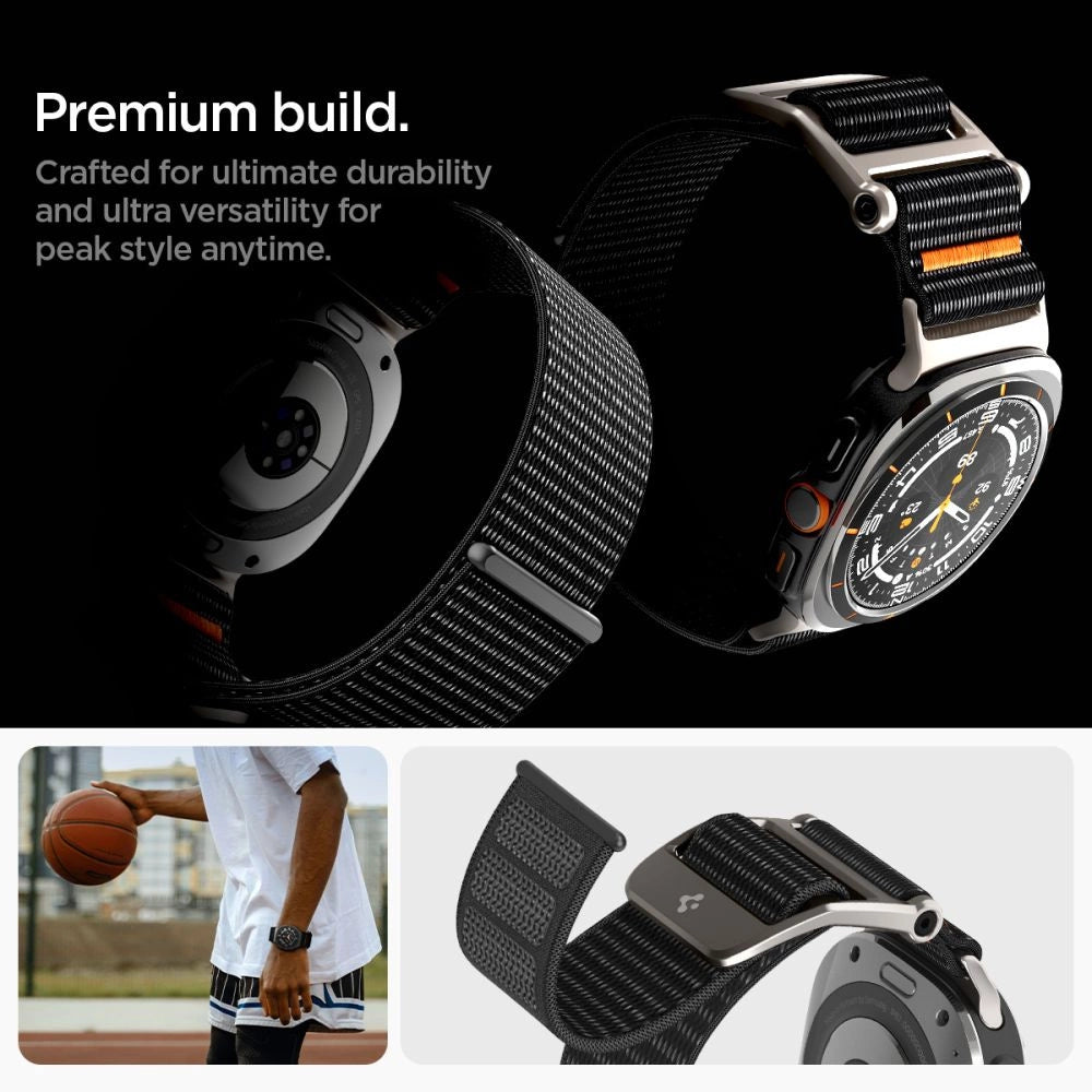 Spigen DuraPro Strap for Samsung Galaxy Watch Ultra 47mm - Black_8