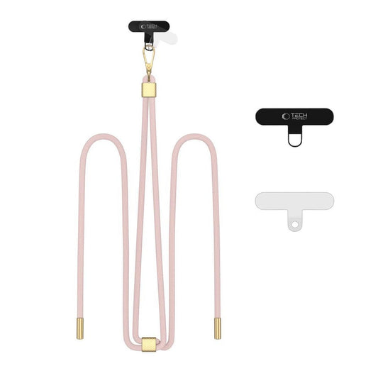 Tech-Protect C2S Rope Crossbody Strap Leash - Pink_0