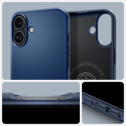 Spigen Thin Fit Magsafe iPhone 16 Case - Blue_9