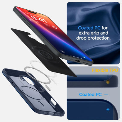 Spigen Thin Fit Magsafe iPhone 16 Case - Blue_10