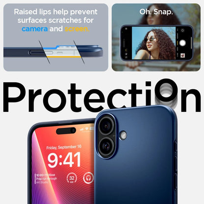 Spigen Thin Fit Magsafe iPhone 16 Case - Blue_11
